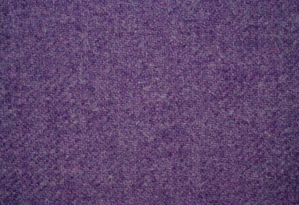 Plain flecked lilac Harris Tweed 74cm wide x 60cm long